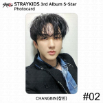 Stray Kids 3. albumi 5-t&auml;rni ametlik fotokaart, standardver Digipack Ver KPOP Changbin - #2