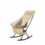 Kokkupandav k&otilde;rge seljatoega Space Chair Outdoor Kiiktool L&otilde;unapaus Vaba aeg Moon Chair Lounge Tool.