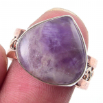 Looduslik Tiffany kivi v&auml;&auml;riskivi 925 sterlingh&otilde;be kahev&auml;rviline kingituss&otilde;rmus S.9 t6N13