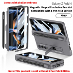 Samsung Galaxy Z Fold 5 4 3 5G &uuml;mbrise magnetliigend koos pliiatsipesa hoidiku kattega koos esiekraani klaaskilega Z Fold4 Fold5 jaoks For Galaxy Z Fold 3 hall