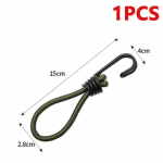 1-10x elastne v&auml;litelk Benji k&ouml;is konksuga Telkimisvarjuga Pagasi veniv pannal Maandatud Naelarihm Matkatelgi tarvikud 1 PCS