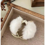 &Otilde;rn Velvet Bow Bun Juukseklamber Suur esmaklassiline juukseklamber French Pearl Back juukseklamber