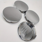 4tk auto modifitseeritud rummu keskkate 65MM v&auml;lisl&auml;bim&otilde;&otilde;duga purunenud rehvi kate Ratta keskkaas Must galvaniseeritud autorehvi logoga veljekate