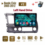 Androidi autoraadio Carplay jaoks Honda Civic 2005-2012 auto multimeedia videopleier GPS-navigatsioon WIFI 2+32GB 1+16GB,A