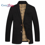 Cozy Up meeste retropesu &otilde;huke kahe nupuga teksajakk vabaaja sportmantel M must