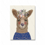 Armas tiigerkass siga koer karu alpaka vanik Seinakunst L&otilde;uendimaal Multifilm Loomaplakat Prindi Seinapilt Lastetoa kodukaunistus 21x30cm No Framed