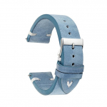 Kellarihm Ehtsast seemisnahast vintage kellarihm Kvaliteetne k&auml;sitsi valmistatud sametest kellarihm 18mm 20mm 22mm 24mm asendusrihm 24mm