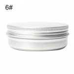 Mini Balm Nail Art kosmeetiline kreem jumestuspott huulepurk, suletud alumiiniumkonteiner Size 5