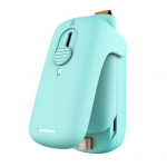 Minikottide pitseri k&auml;eshoitav hea tihendusefektiga kaasaskantav majapidamistoidukoti kuumsulguri l&otilde;ikur roheline