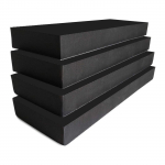 Paks veekindel garaažiukse seinakaitse serva nurga kaitseraua vaht sein nurgakaitse autokleebiste pakk 4 tk A must