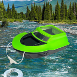 Fish Lure Boat Fishing Feeder Finder koos 100 cm trossipuuriga Kerge t&ouml;&ouml;riistaga karpkala roheline