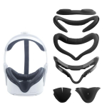 Meta Quest 2 VR-peakomplekti jaoks, 6 tk/komplekt, asendusn&auml;o-silmapadjake 6pcs/set Face Eye Pad must