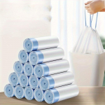 1 rull 15 tk / 5 rull 75 tk majapidamises kasutatavat paksendatud pingutusn&ouml;&ouml;riga kaasaskantav automaatselt sulguv pr&uuml;gikott 1 roll