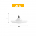 1 tk E27 LED pirn 220 V UFO lamp E27 LED lambid k&uuml;lm valge 20 W 30 W 40 W Bombillas ampull LED pirn tuled kodu valgustamiseks