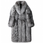 Meeste mantlid Meeste tormine talvine kunstkarusnahast jakk Pikk tuulejakk Paks Soe Elegantne 3xl 4xl 5lx 6xl &Uuml;leriided S