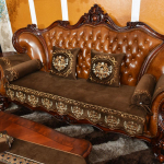 Pehme Euroopa stiilis diivanikate tugitoolir&auml;tik Four Seasons universaalne libisemisvastane luksuslik diivani kate m&ouml;&ouml;bli kaitsega Armrest 50X60cm pruun