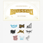 Ettetellige HA SUNG WOON 8th Mini Album Blessed POP-MD kleebiste komplekt