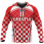 2024 Uus Horvaatia Hrvatska Heroe 3D tr&uuml;kitud lukuga kapuutsid Meeste &uuml;lisuured kampsunid Naiste spordipullover kapuutsiga Y2k riided L