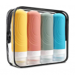 4 tk / komplekt 90 ml reisil t&auml;idetav pudel, kaasaskantav lekkekindel korduvkasutatav losjoon &scaron;ampoon, suuvesi, kosmeetika B