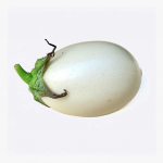60 Graines d'Aubergine White Egg