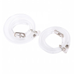 1 paar kingatarvikuid N&auml;htamatud elastsed silikoonist l&auml;bipaistvad kingapaelad