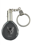 Ocicat - Fob with cat photo, crystal key ring in gift box, unique gift by Art-Dog brand