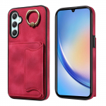 Samsung Galaxy A34 jaoks (5G) S&otilde;rmuse hoidik kaarditaskutega kattega telefoni&uuml;mbris Samsung Galaxy A34 must