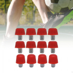 12 t&uuml;kki jalgpallisaapa naelu ragbisaapa naastud praktiline M6 mugav saabas jalgpall punane