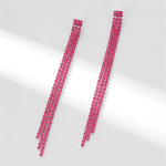 Mood Temperament Super S&auml;raga T&auml;is Teemant Pikk Tutt K&otilde;rvar&otilde;ngad Vanema Tundega K&otilde;rvar&otilde;ngad Roosa Punane Naiste K&otilde;rvar&otilde;ngad 1 Paar