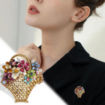 Mood Crystal Lille Korv Prossid Pin Naistele R&otilde;ivad Mantel Ehted Aksessuaarid Kingitused 1pc