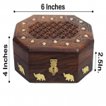Puidust ehtekarbid l&auml;bim&otilde;&otilde;duga 15,24 cm. Puidust ehtekorraldaja.