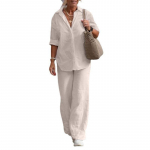 Naiste kaheosaline rev&auml;&auml;riga pikkade varrukatega s&auml;rk vabaaja &uuml;hev&auml;rviliste p&uuml;kste laia s&auml;&auml;rega komplekt XXXXXL valge