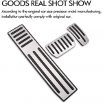 Auto piduri- ja gaasipedaali ning jalatoe pedaali katteklotside vahetus Tesla Model X/S 1 komplekti 3 tk. h&otilde;be