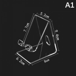 L&auml;bipaistvast akr&uuml;&uuml;list mobiiltelefonialuse lauadoki hoidik nutitelefonile universaalse laualaadija tugitelefoni kinnitus A3