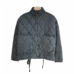Naiste Jakk Talvine Vintage Lahtine Taskutega Puuvillapolsterdatud Mantel Mood S&uuml;gis Parkad Naiste &Uuml;ler&otilde;ivad Streetwear Vabaaja Topid L