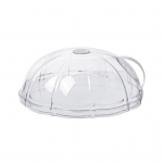 Mikrolaineahju pritsmekindel kate l&auml;bipaistev toidu kuumakindel kaas k&auml;epidemega BPA-vaba k&ouml;&ouml;gitarbed toidu s&auml;ilitamiseks ja soojendamiseks