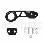 Universaalne JDM Racing tagumise veokonksu komplekti r&otilde;nga lisatarvikud alumiiniumsulamist auto modifitseeritud tagumine p&otilde;rkeraua auto haagise pukseerimiskomplekt punane