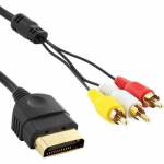 Cable audio video AV RCA pour console Microsoft Xbox 1 (premi&egrave;re g&eacute;n&eacute;ration)
