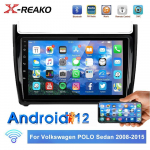 Auto Android 12 Carplay autoraadio multimeediumipleier GPS-navigatsioon 2 DIN VW Volkswagen polo 5 sedaanile 2008-2015 4 core 2GB+64GB carplay