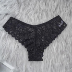 Naiste p&uuml;ksid &otilde;mblusteta sulgedest pits alusp&uuml;ksid mugavad alusp&uuml;ksid aluspesu Lille&auml;&auml;rega bikiinid aluspesu XL valge