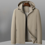 Kevad- ja s&uuml;gisene uus eemaldatava m&uuml;tsiga v&auml;ljaanne keskealistele ja noortele m&otilde;eldud kerge luksuslik &auml;riline vabaaja lukuga jope 170 tumesinine v&auml;rv