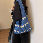 Disainer-kootud k&auml;ekotid Naistele Suure mahutavusega Ostlemiskotid Naiste &otilde;lakott Suvine vabaaja kootud rannakott 35x10x31cm beež