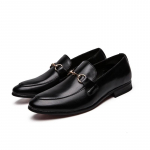 Moodsad meeste vabaajajalatsid Ehtne nahk Meeste klassikalised retro pandlaga loaferid Mokassiinid Meeste mugavad v&auml;litingimustesse s&otilde;itmiseks lamedad kingad 38 must