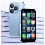 SOYES XS18 Mini Kaardi Nutitelefon 3,0-tolline HD-ekraan 2 GB RAM 16 GB ROM 5 MP Kaamera Dual SIM T&auml;ielik Netcom N&auml;otuvastus WCDMA 3G Mobiiltelefon sinine