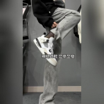 Hong Kong Trend Meeste Suvine Uus Sirge S&auml;&auml;rega Personaliseeritud Kirjaga Džinsid Hip-Hop Ins Trendikad High Street Trendikad Huligaani V&auml;limusega P&uuml;ksid S