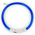 LED &ouml;&ouml;sel vilkuv USB laadimine lemmiklooma kutsika kaelarihm roheline