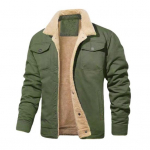 Meeste puuvillane jope rev, pikkade varrukatega n&ouml;&ouml;bid, paksendatud sametvooder, mantel &uuml;hev&auml;rviline, kaks k&uuml;ljetaskut, talvised &uuml;ler&otilde;ivad M