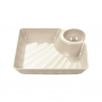 Pelmeenide taldrik kastmen&otilde;uga Lihtne puhastada Plastikust Suupisted Magustoidud Sushi Friikartulid Tomatikastme alus K&ouml;&ouml;gin&otilde;ud 1pc