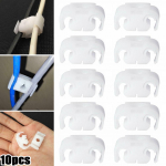 10 TK Auto Piduritoru Kaabliklamber Vaakumvooliku Toruklambrid GOLFI jaoks MK2 jaoks BORA jaoks &Scaron;assii Torustiku Fikseeritud Liiniklamber Konksud valge