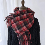 Ruuduline sall Naiste talvine uus mitmek&uuml;lgne retrotemperamendiga sall, ka&scaron;miiritmitatsioon, soe &uuml;li&otilde;pilassall kahekordse kasutusega 180*63cm